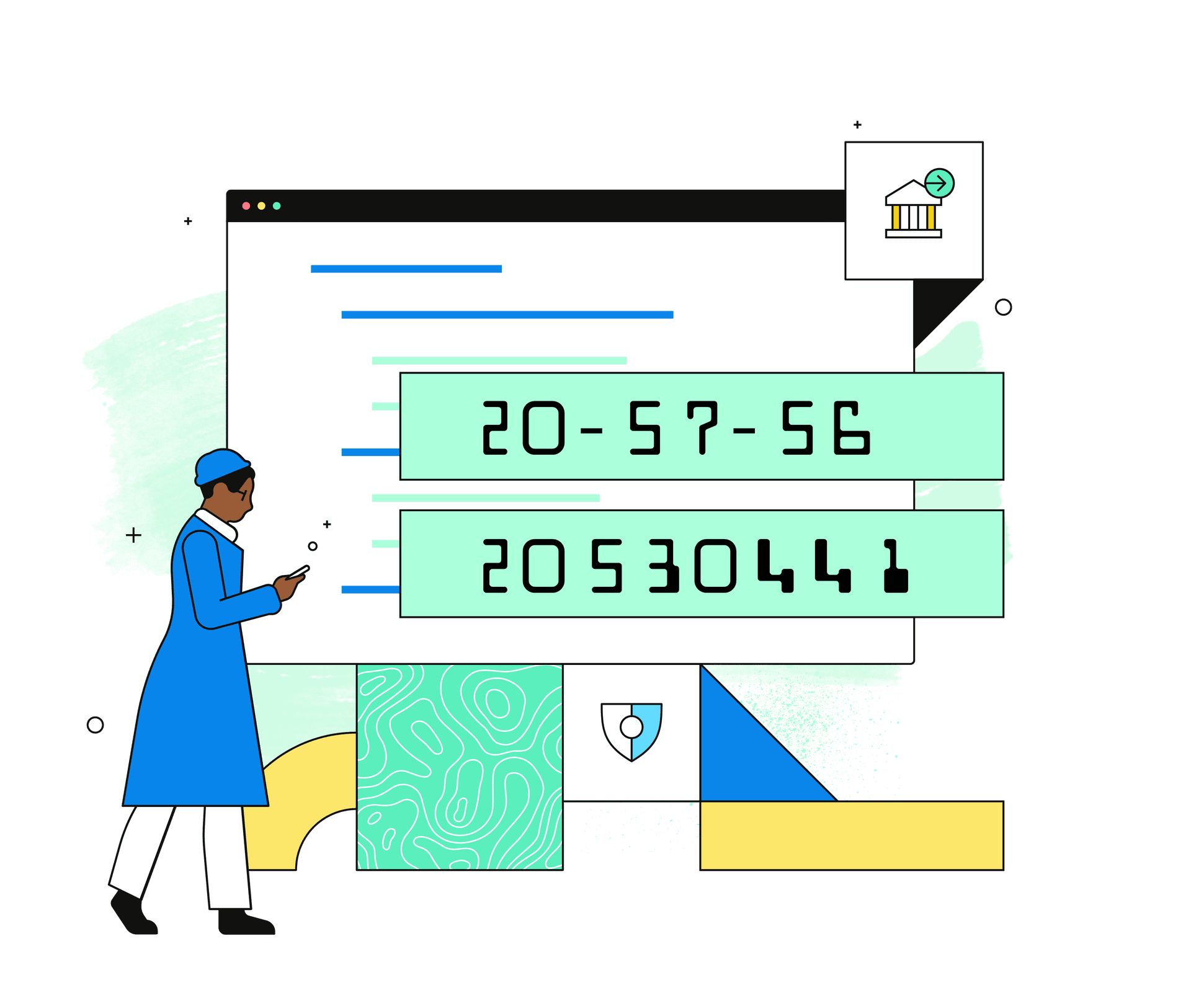 Seamlessly setup direct debits and payouts