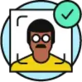 man with check mark