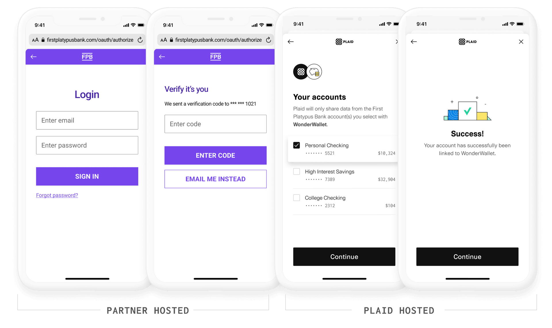 Account Selection Example